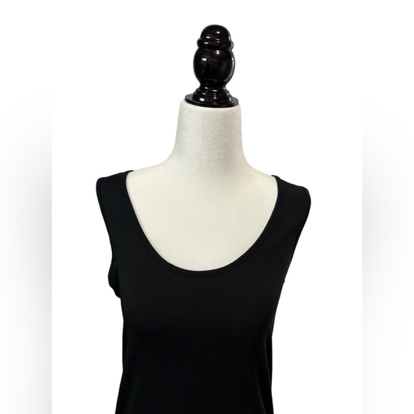 NWOT, Tricotto, Elegant Black Fringed Camisole, Small - Picture 3 of 8